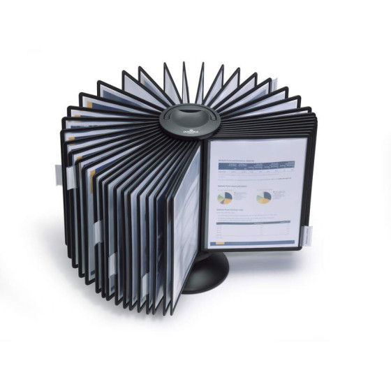 Suporte Mesa 360º Sherpa Carroucel A4 Preto Durable