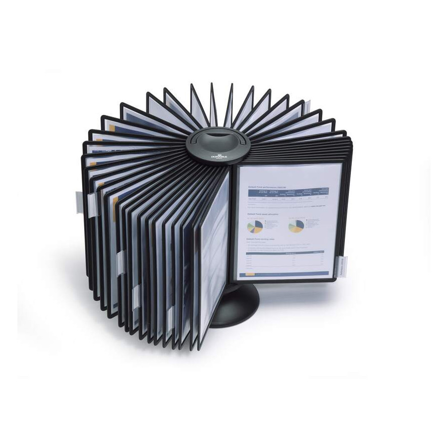 Suporte Mesa 360º Sherpa Carroucel A4 Preto Durable