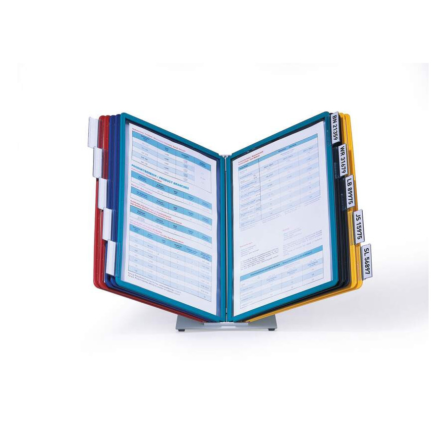 Suporte Mesa 10 Bolsas Vario Table 10 A4 Color Durable