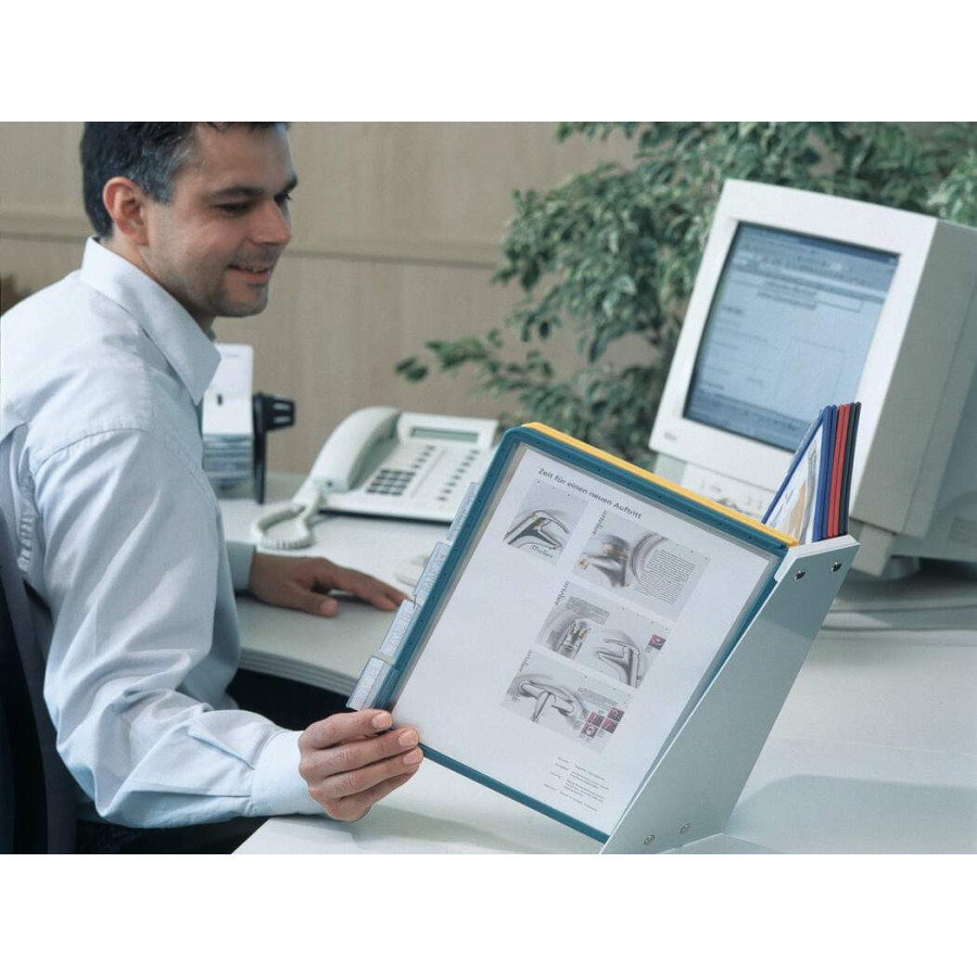 Suporte Mesa 10 Bolsas Vario Table 10 A4 Color Durable