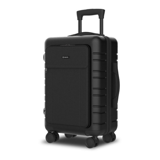 Mala 38l de cabine t21 preta rígida business 55x35,5x23,5cm 1200608 numada