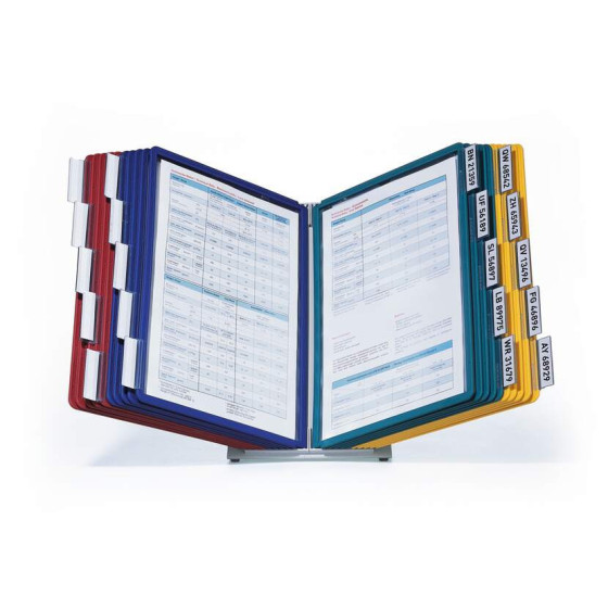 Suporte Mesa 20 Bolsas Vario Table 20 A4 Color Durable