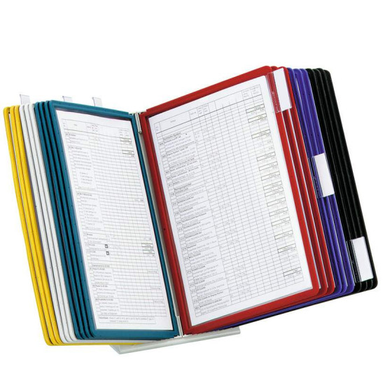 Suporte Mesa 20 Bolsas Vario Table 20 A4 Color Durable