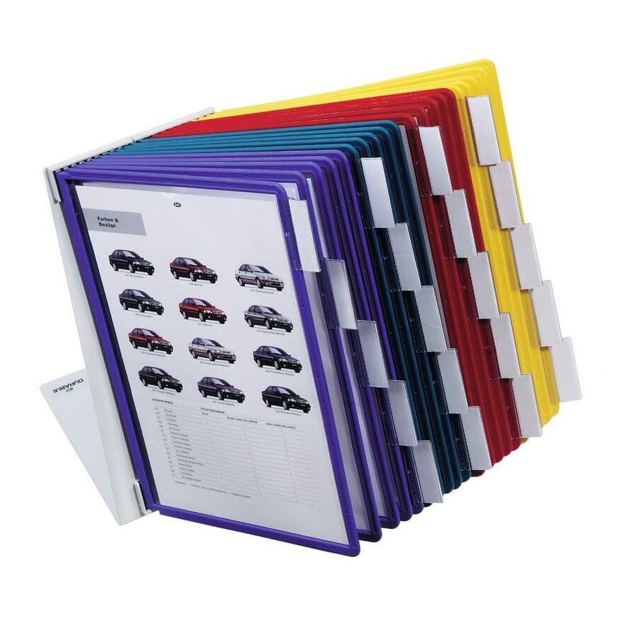 Suporte Mesa 20 Bolsas Vario Table 20 A4 Color Durable