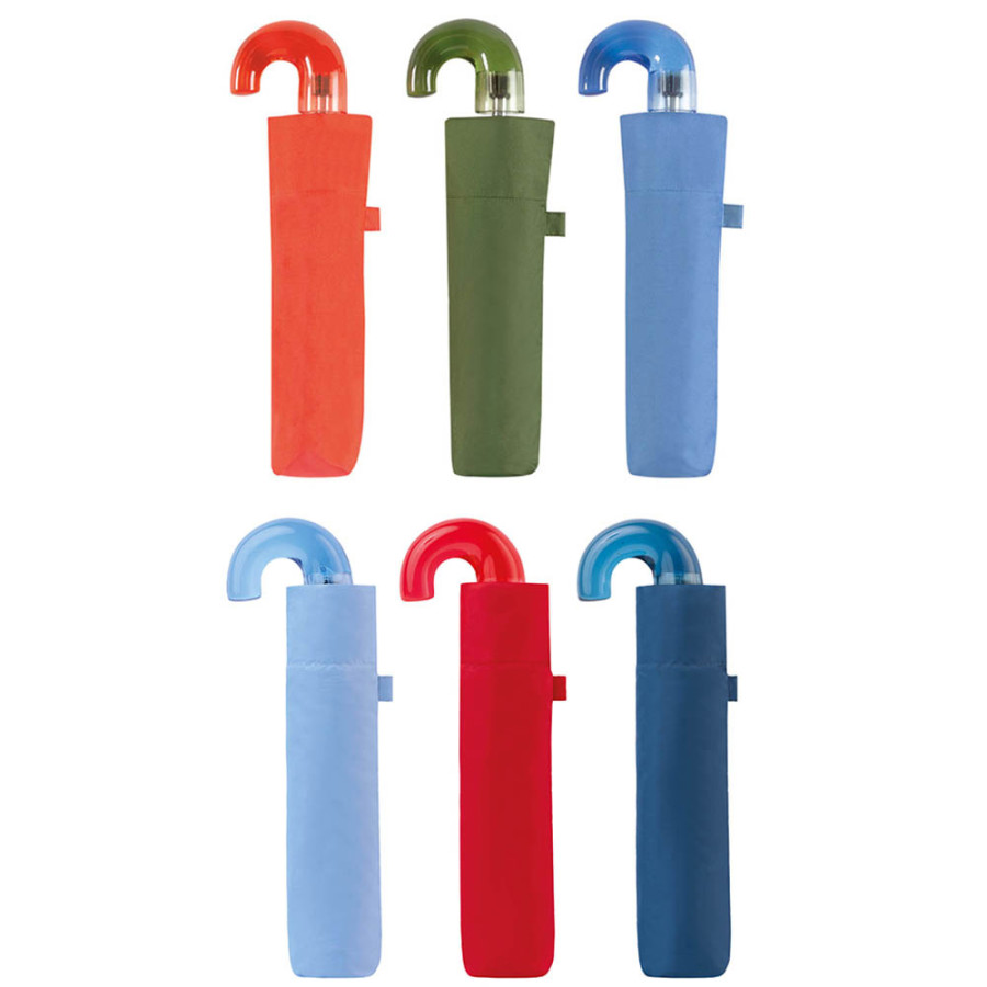 Mini guarda-chuva recolhível de 3 secções manual, cores sortidas com proteção solar uv+50 ø90 549 c-collection