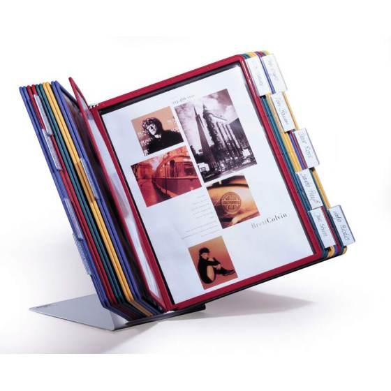 Suporte Mesa 20 Bolsas Vario Table 20 A4 Color Durable