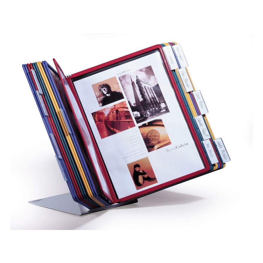 Suporte Mesa 20 Bolsas Vario Table 20 A4 Color Durable