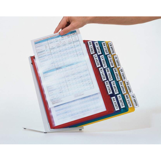 Suporte Mesa 20 Bolsas Vario Table 20 A4 Color Durable