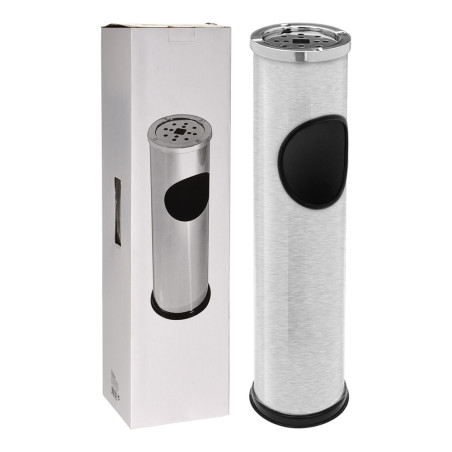 Cinzeiro em inox, ø14,7 x 56 cm