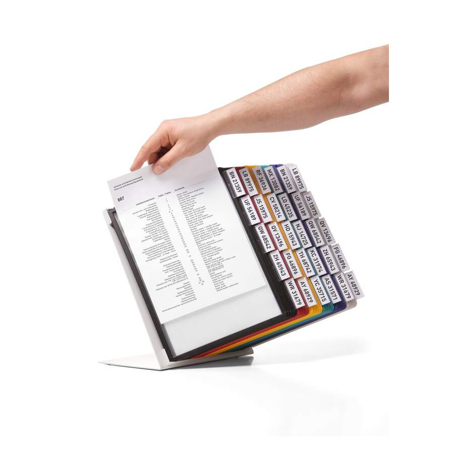 Suporte Mesa 30 Bolsas Vario Table 30 A4 Color Durable