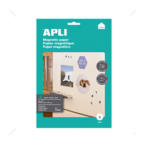 PAPEL FOTOGRÁFICO MAGNÉTICO A4 INKJET APLI 10245