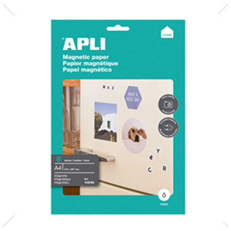 PAPEL FOTOGRÁFICO MAGNÉTICO A4 INKJET APLI 10245