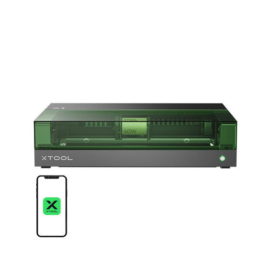 Máquina Gravação a Laser Engraver 2-in-1 xTool S1 40W - All-in-One Kit (Black)