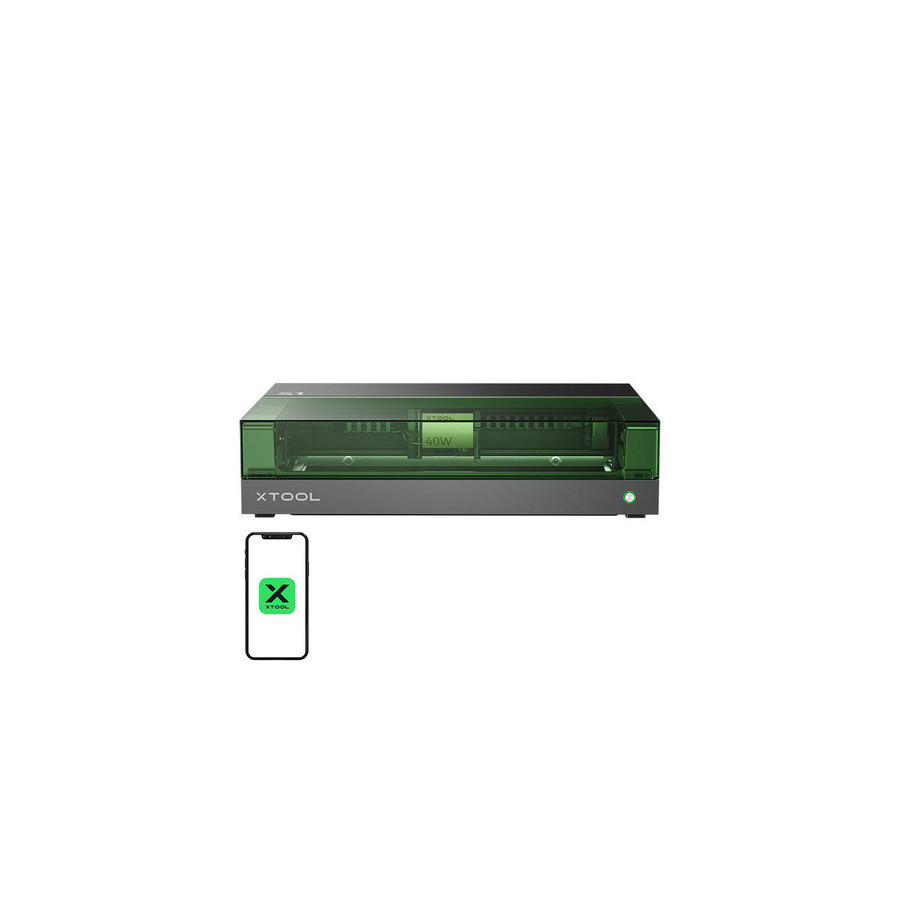 Máquina Gravação a Laser Engraver 2-in-1 xTool S1 40W - All-in-One Kit (Black)