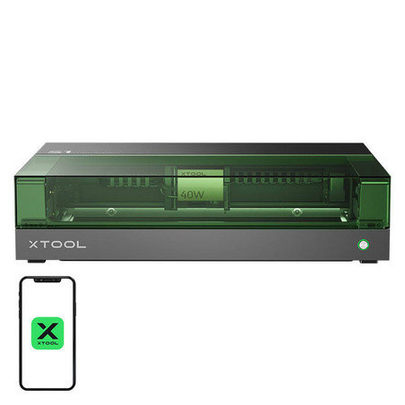Máquina Gravação a Laser Engraver 2-in-1 xTool S1 40W - All-in-One Kit (Black)