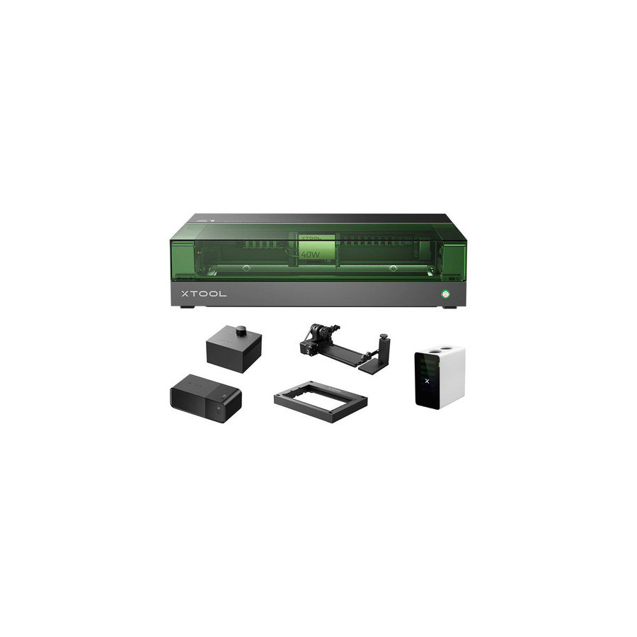 Máquina Gravação a Laser Engraver 2-in-1 xTool S1 40W - All-in-One Kit (Black)