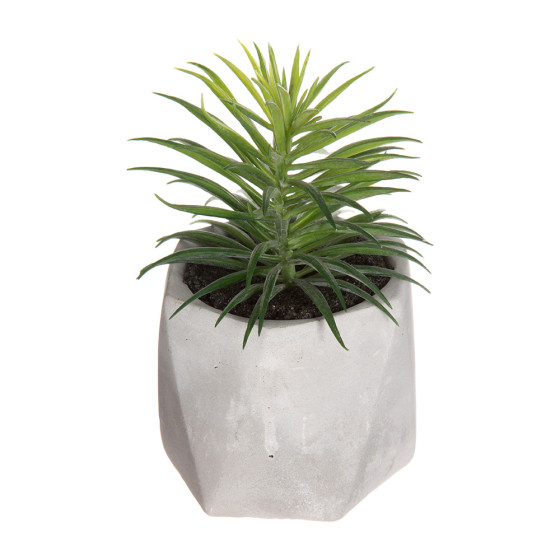 Planta decorativa com vaso 7x14cm modelos sortidos