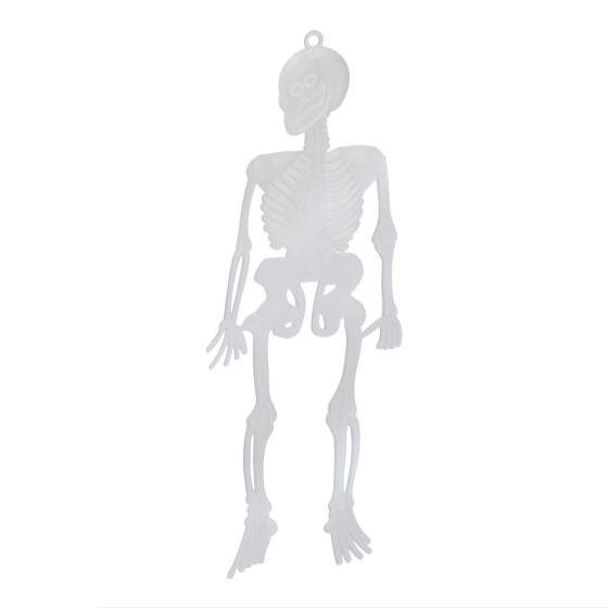 Esqueletos halloween 10 peças 15cm brilham no escuro