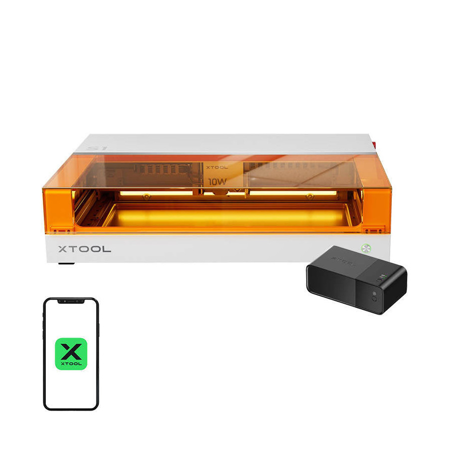 Máquina de Gravação Laser 2-in-1 Laser Engraving Machine xTool S1 40W Basic (White)