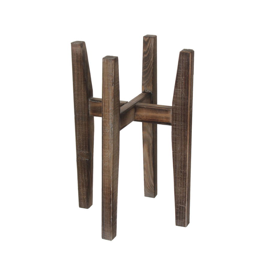 Suporte de madeira para vasos ascot 48x33x33cm