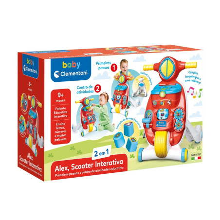 Alex Scooter Interativa Clementoni Baby