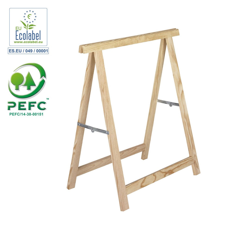 Cavalete pinho estandar 75x73,5cm 100% pefc cert astigarraga