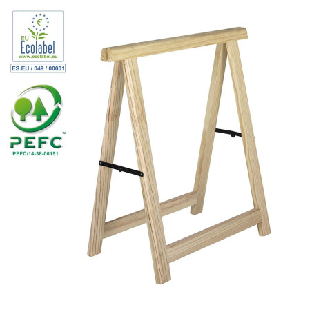 Cavalete pinho super 77x73,5cm 100% pefc cert astigarraga