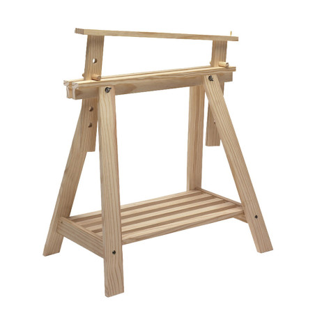 Cavalete architec pinho maciço 70x70x45cm astigarraga