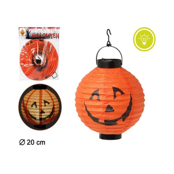 Lanterna de Papel Laranja 17x8,5cm