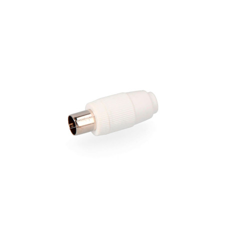 Ficha tv macho reto 9,5mm retractilado