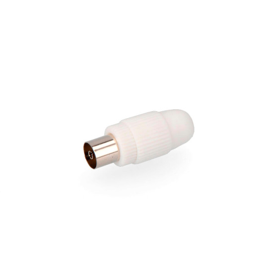 Ficha tv femea reto 9,5mm retractilado