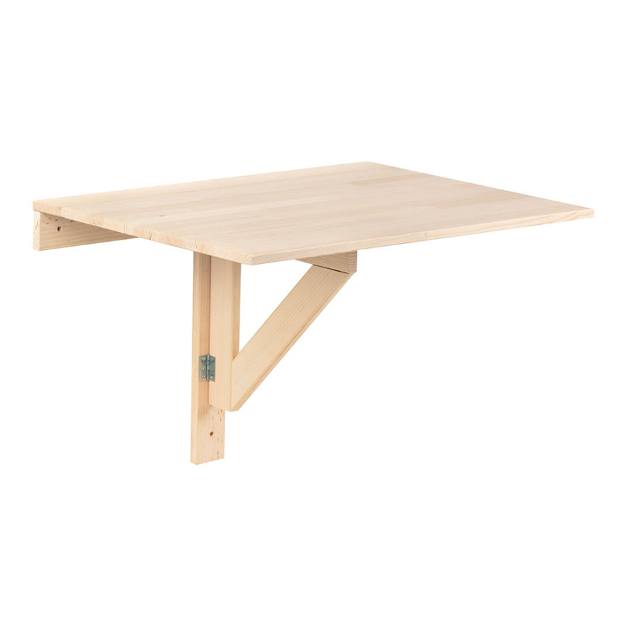 Mesa de parede dobrável de madeira, 79x59x2cm. astigarraga