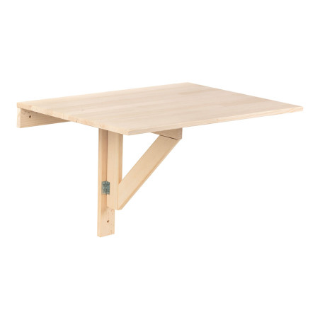Mesa de parede dobrável de madeira, 79x59x2cm. astigarraga
