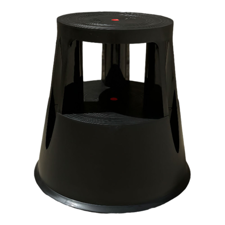 Banco estável móvel, preto