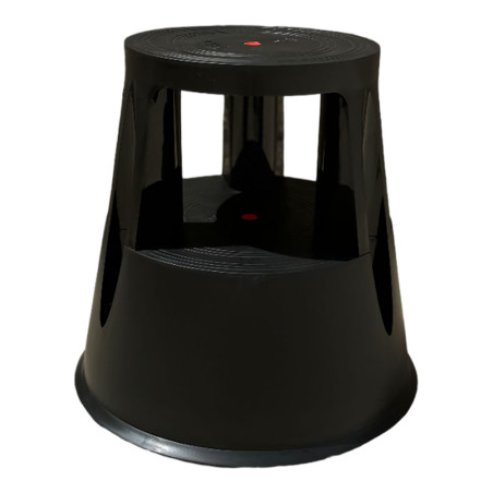 Banco estável móvel, preto