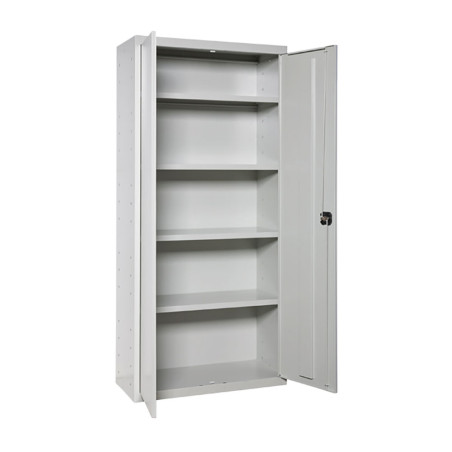 Gabinete multiuso 2 portas 4 prateleiras, 80 x 40 x 180 cm