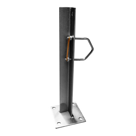Suporte de mastro para parede em "l" 300mm se prende com parafusos