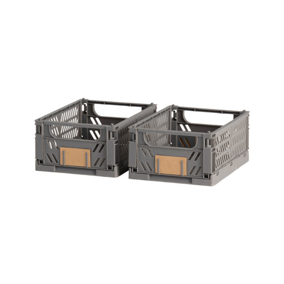 Caixa de armazenamento dobrável 17x12,5x7cm kit 2 peças