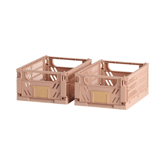 Caixa de armazenamento dobrável 25x16,5x10cm kit 2 peças