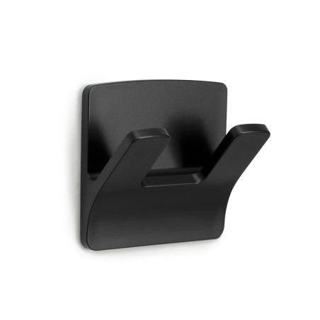 Cabide resistente à água "rama doble" preto mate 2192-3 inofix