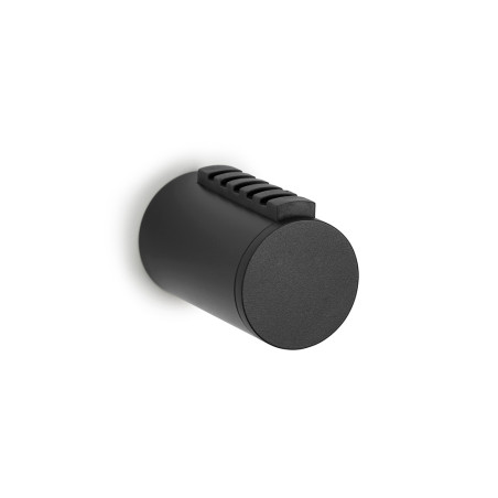 Cabide cilíndrico preto mate 3087-3 inofix