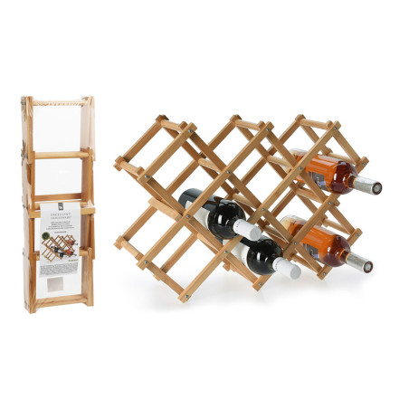 Garrafeira de bambu para 10 garrafas, 784230710. excellent houseware