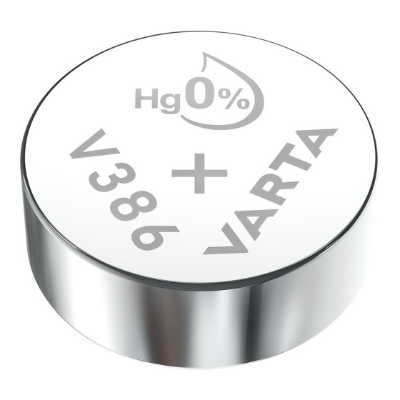 Micro pilha botão varta silver sr43 - v386 1,55v (blíster 1 unid.) ø11,6x4,2mm