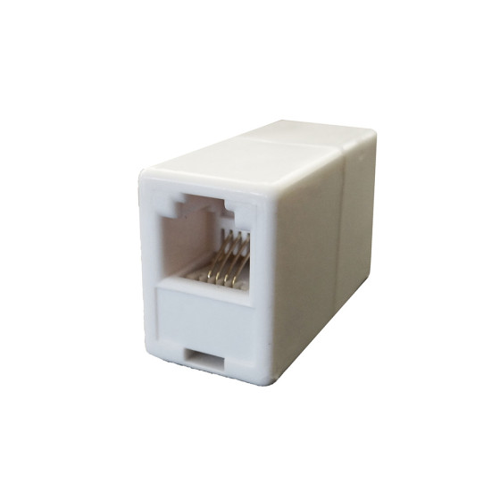 Conector-união rj45 (para unificar dois cabos) (retractilado)
