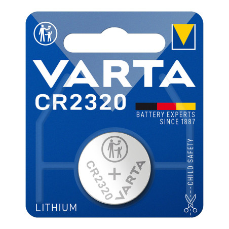 Pilha varta lithium cr2320 3v (blíster 1 unid.) ø23x2,0mm