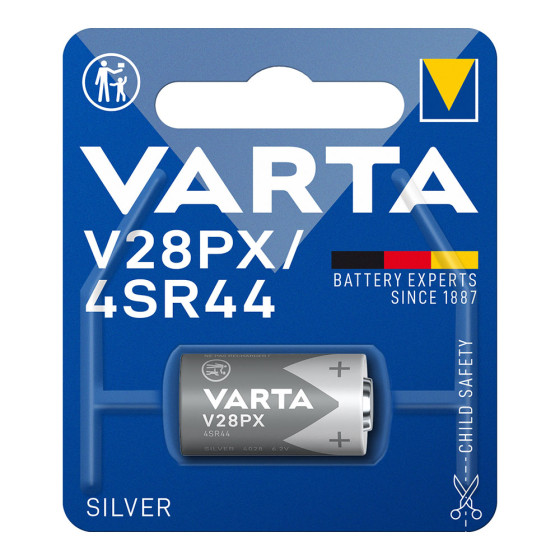 Pilha varta silver v28px / 4sr44 6.2v (blíster 1 unid.) ø13x25,2mm