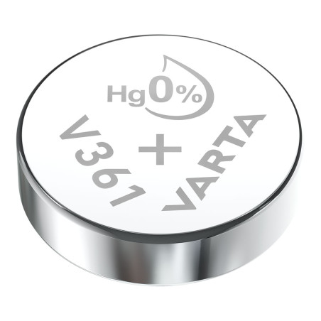 Micro pilha de botão varta silver sr58 - v361 1,55v (blíster 1 unid.) ø7,9x2,1mm