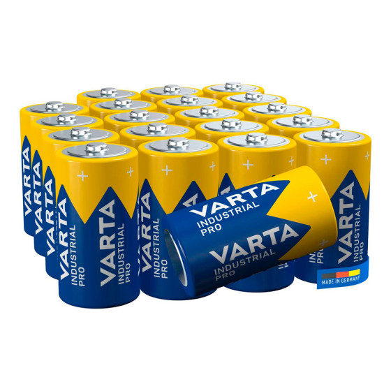 Pack de 20 pilhas c - lr14 varta industrial pro ø26,2x50mm