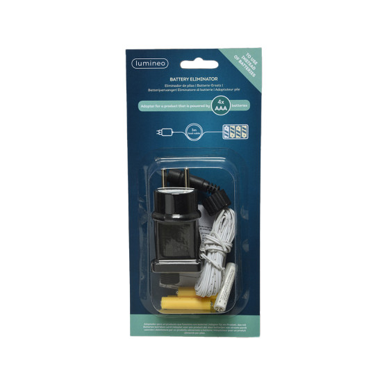 Eliminador de pilhas, para interior de 1 produto. lumineo