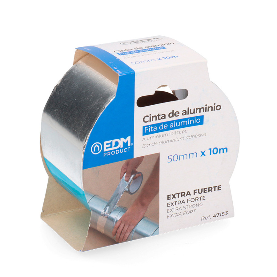 Fita adesiva multiuso de aluminio 150 mm x 10 m